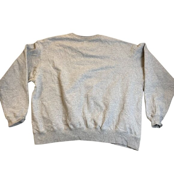 Champion Mens Sweatshirt 2XL ECO Authentic Gray Crewneck Cotton Blend Unisex Cas - Picture 2 of 8